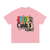 Enjoy Cash Paint Splatter T-Shirt